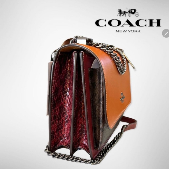 Coach Klare Convertible Crossbody in Sunset/Colorblock- NWT - Picture 3 of 11